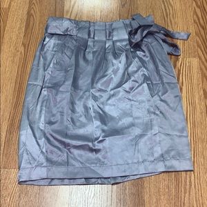 Go International Silky Paper Bag Waist Skirt